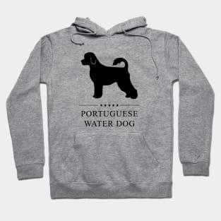 Portuguese Water Dog Black Silhouette Hoodie